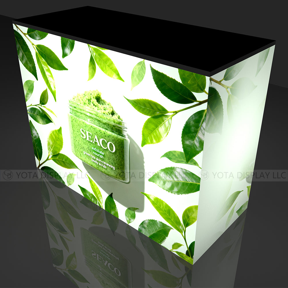 Light Box Counter | Inline | 4'(L) x 1.7'(D) x 3'(H)