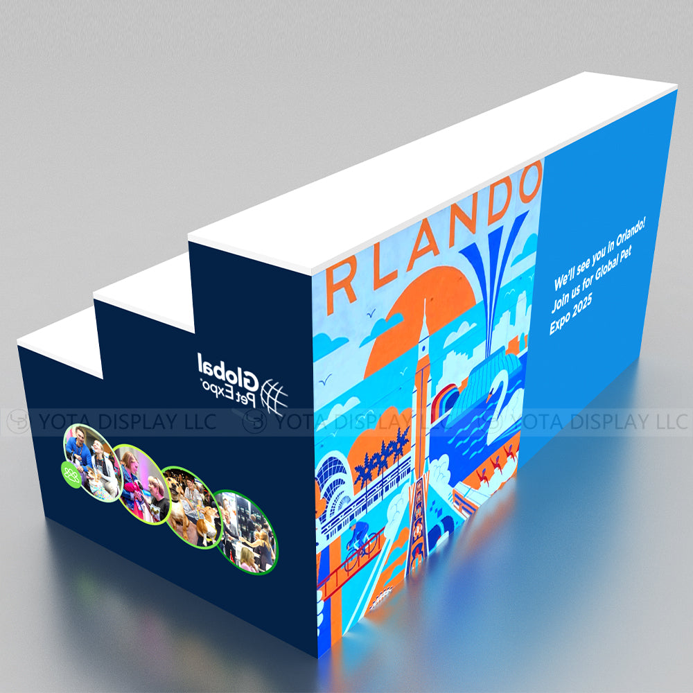 Single Sided Step Counter | 3 Layers | 6'(L) x 3'(D) x 3'(H)