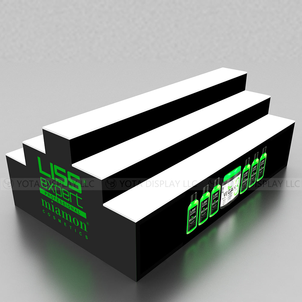 Double Sided Step Counter | 3 Layers | 8'(L) x 3'(D) x 3'(H)