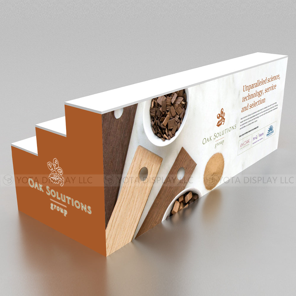 Single Sided Step Counter | 3 Layers | 8'(L) x 3'(D) x 3'(H)