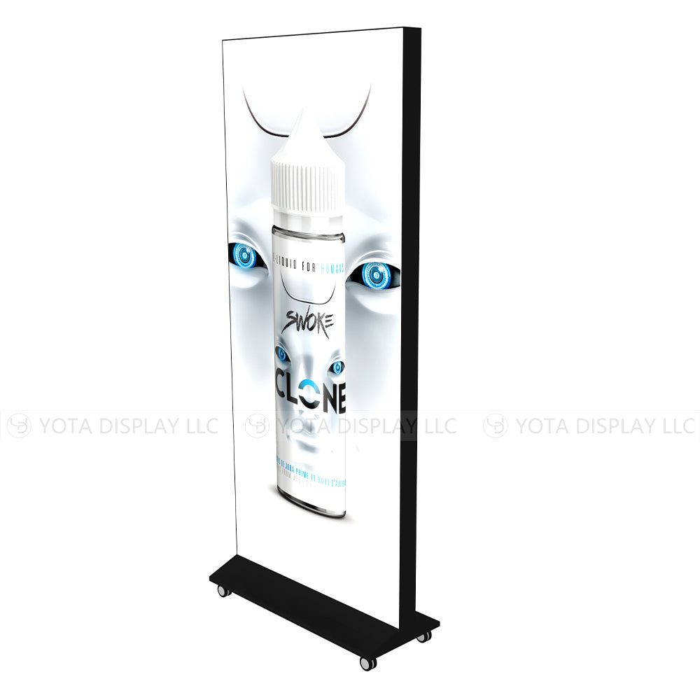 Light Box Wall, 3'(W) x 6.56'(H) | 0.9m(W) x 2m(H) with Wheels