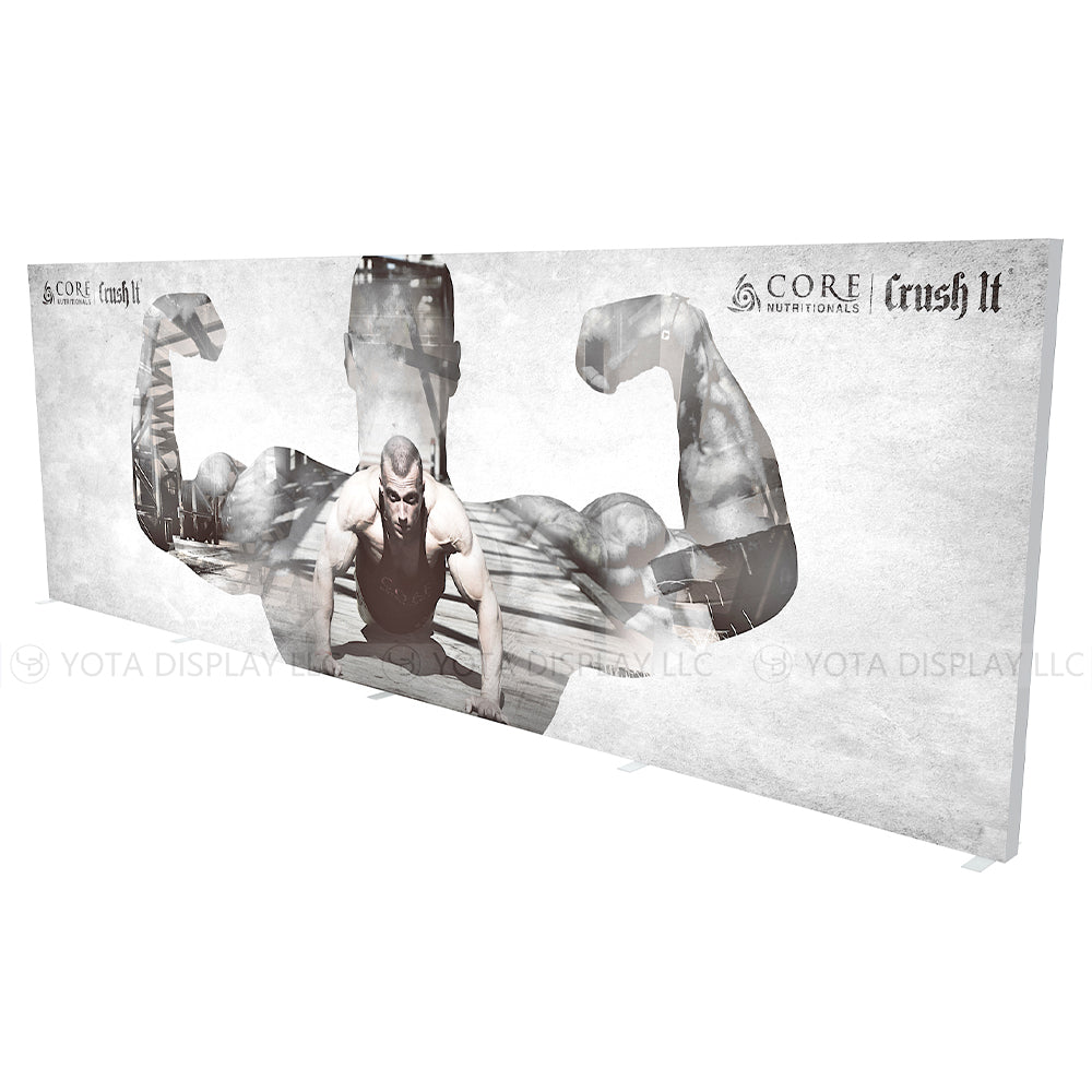 Light Box Wall, 30'(W) x 10'(H) | 9m(W) x 3m(H)