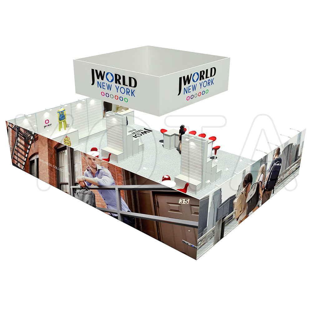 30' x 40' / 9m x 12m JWORLD