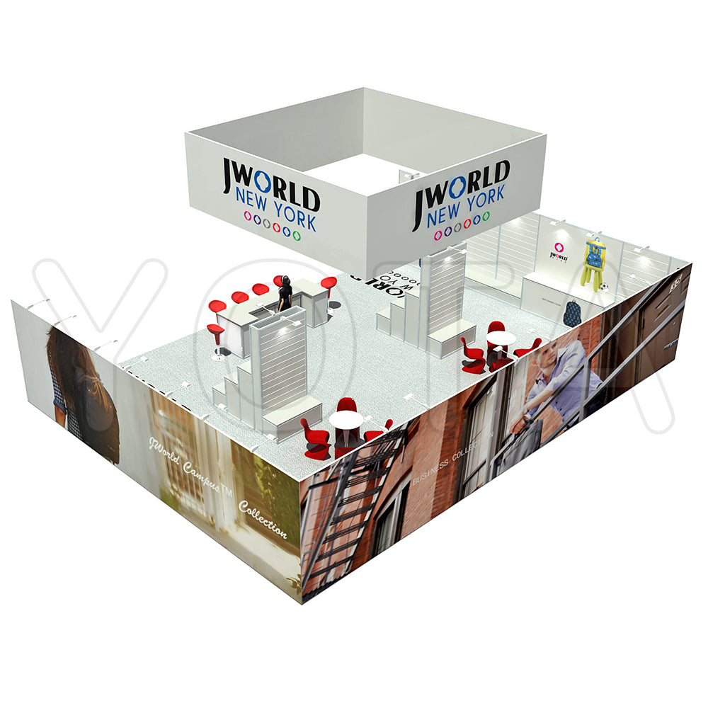 30' x 40' / 9m x 12m JWORLD