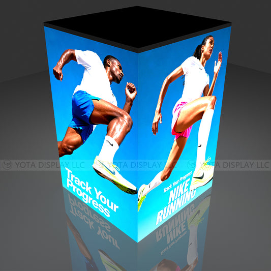 Light Box Counter | Square | 2'(L) x 2'(D) x 3'(H)