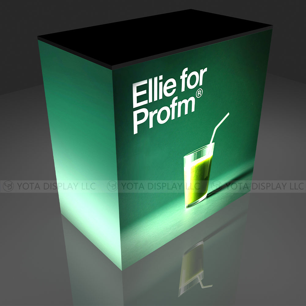 Light Box Counter | Inline | 3'(L) x 1.7'(D) x 3'(H)