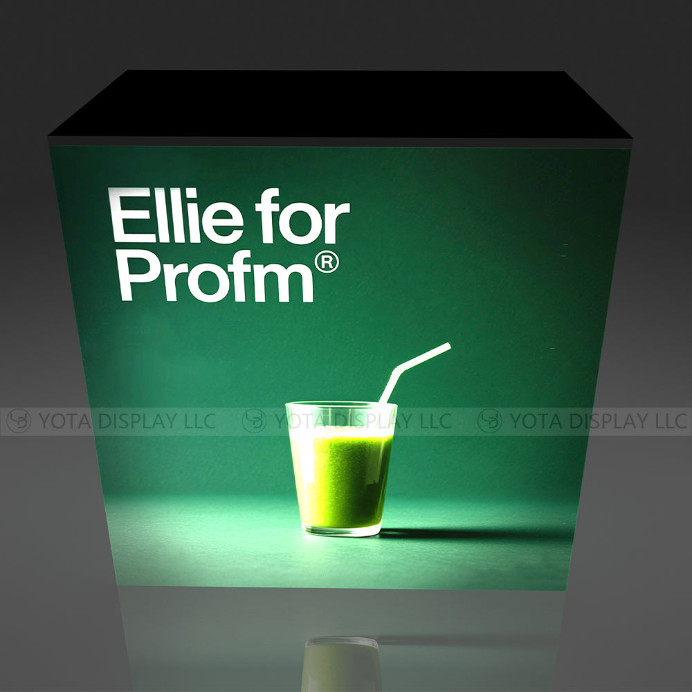 Light Box Counter | Inline | 3'(L) x 1.7'(D) x 3'(H)