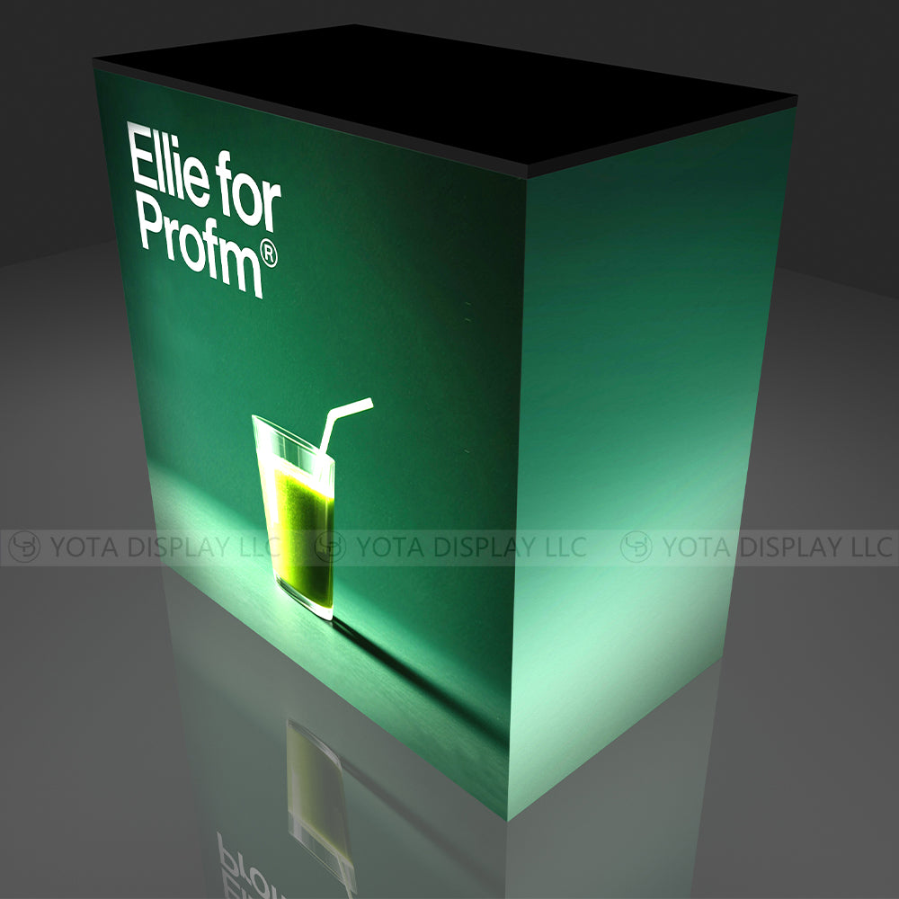 Light Box Counter | Inline | 3'(L) x 1.7'(D) x 3'(H)