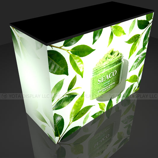 Light Box Counter | Inline | 4'(L) x 1.7'(D) x 3'(H)