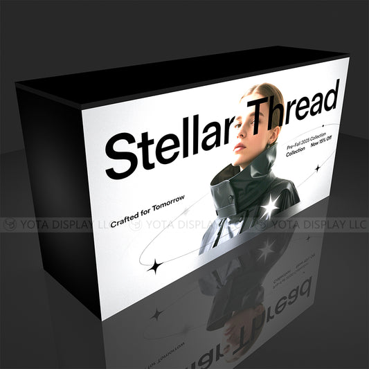 Light Box Counter | Inline | 6'(L) x 1.7'(D) x 3'(H)