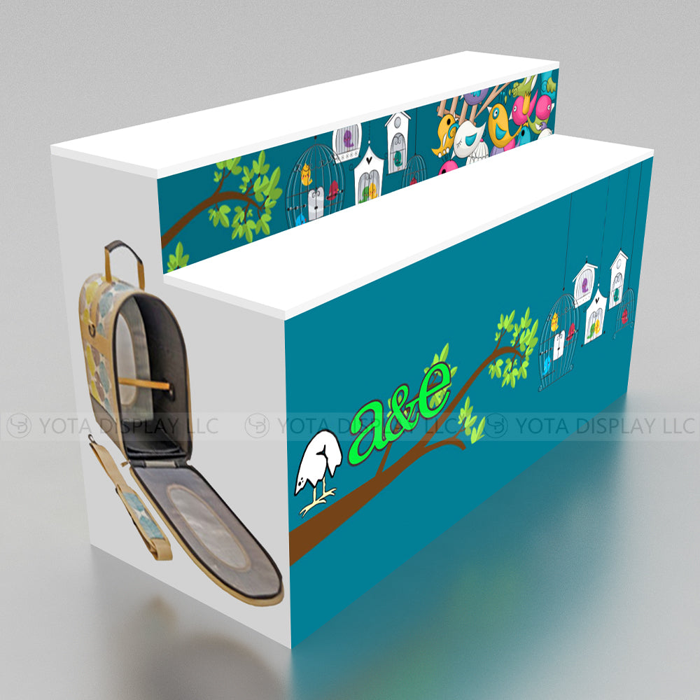 Single Sided Step Counter | 2 Layers | 5'(L) x 2'(D) x 3'(H)