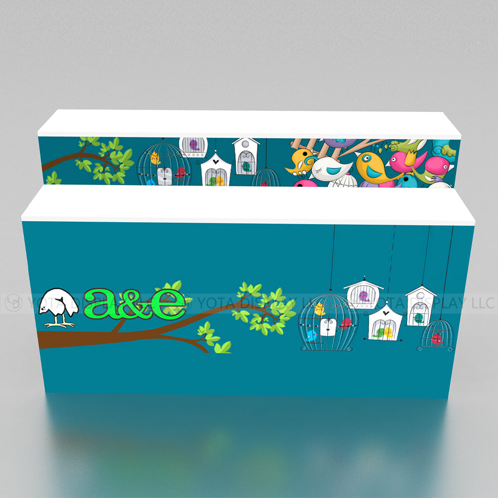 Single Sided Step Counter | 2 Layers | 5'(L) x 2'(D) x 3'(H)