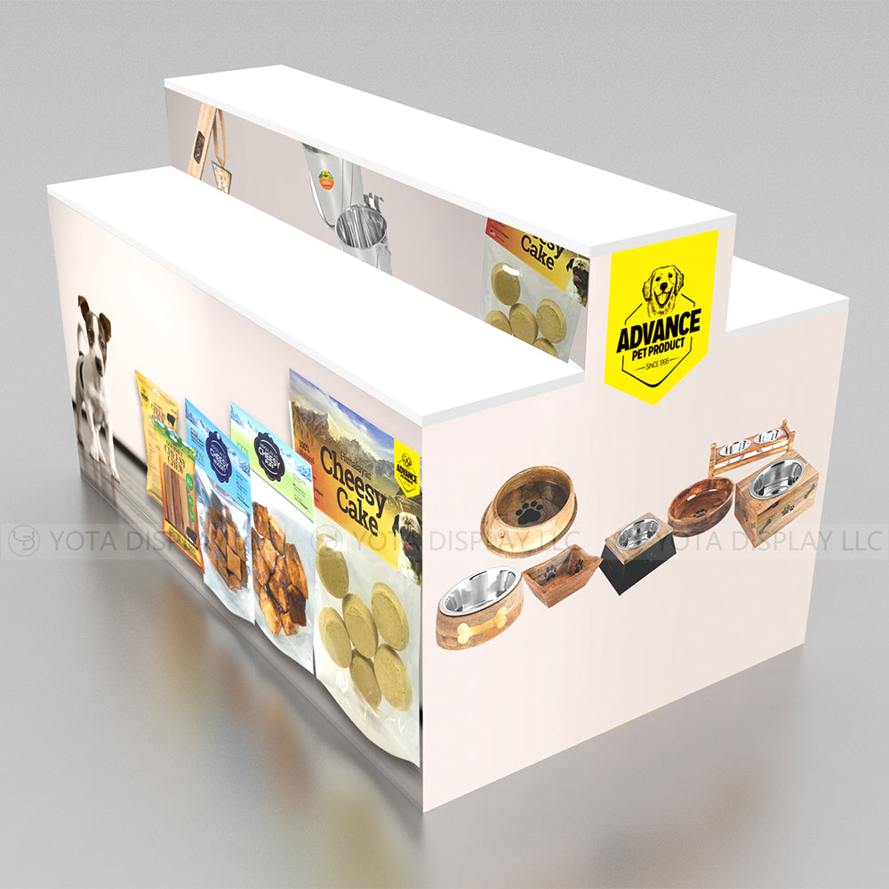 Double Sided Step Counter | 2 Layers | 5'(L) x 3'(D) x 3'(H)