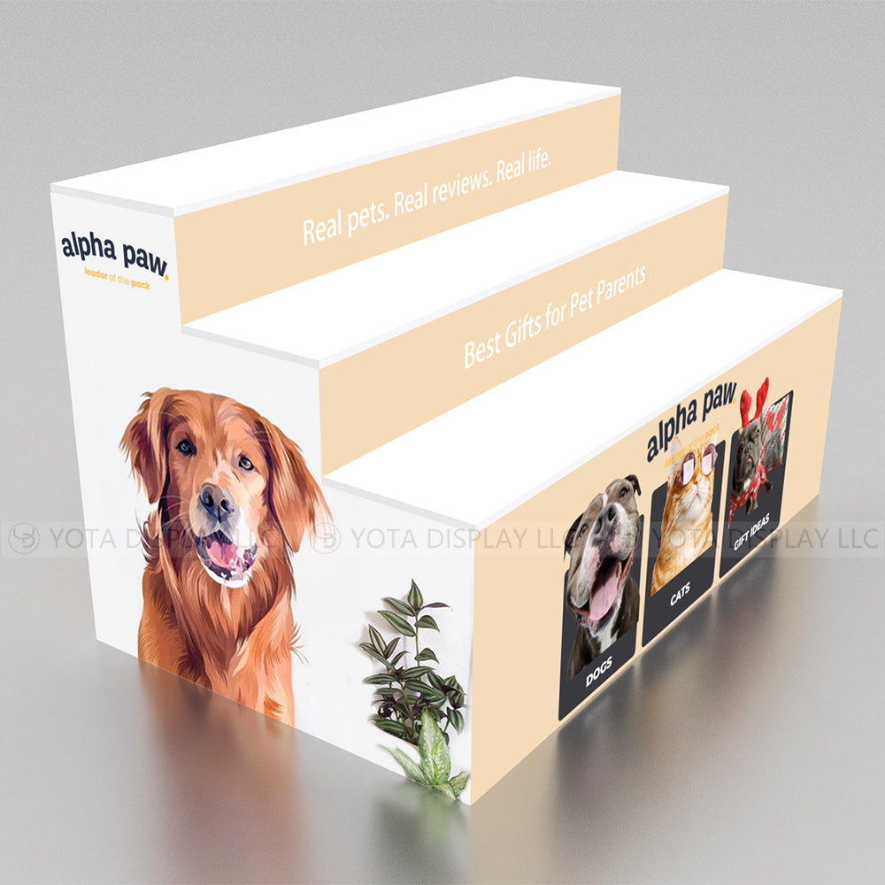 Single Sided Step Counter | 3 Layers | 5'(L) x 3'(D) x 3'(H)