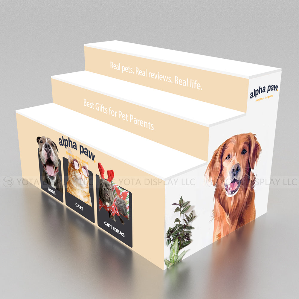 Single Sided Step Counter | 3 Layers | 5'(L) x 3'(D) x 3'(H)