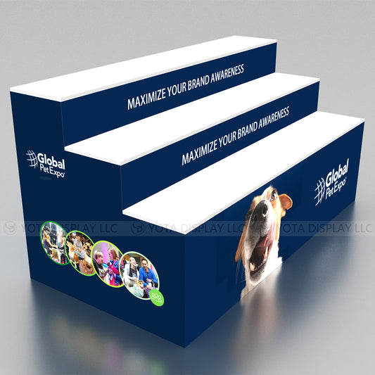 Single Sided Step Counter | 3 Layers | 6'(L) x 3'(D) x 3'(H)