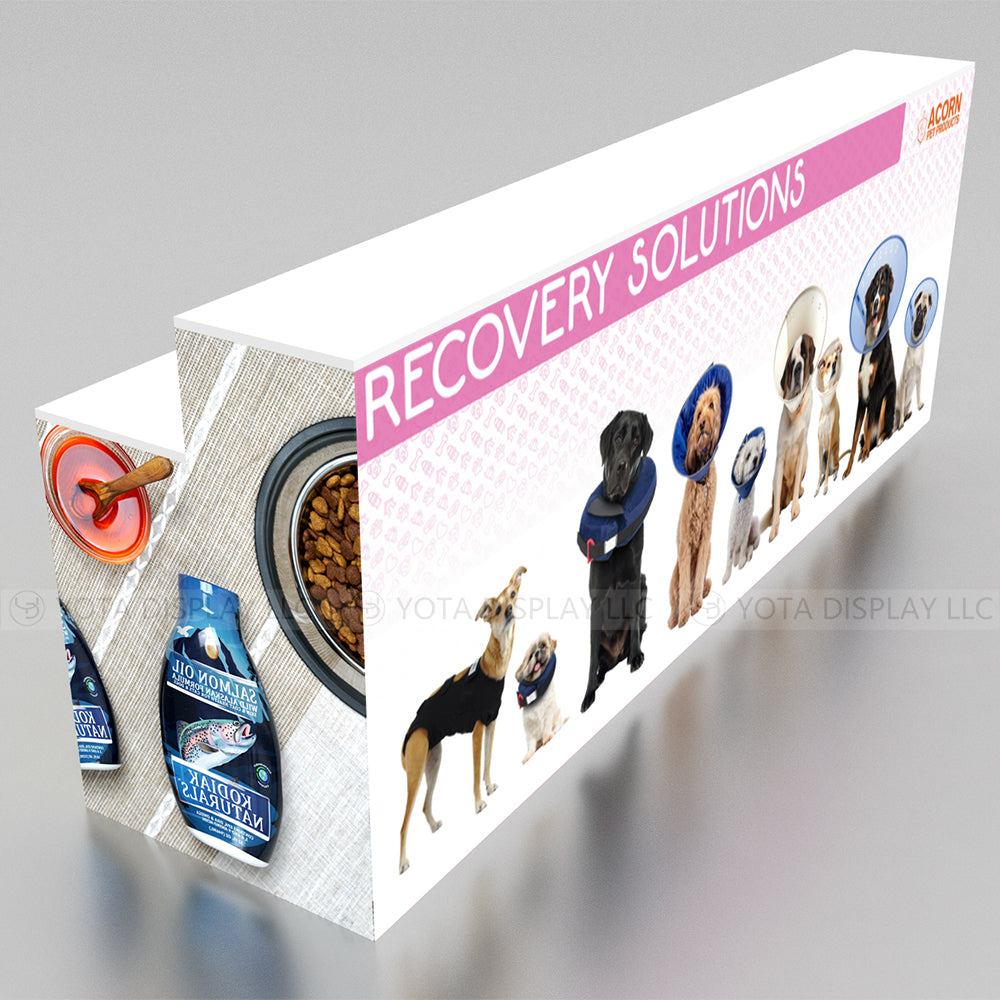 Single Sided Step Counter | 2 Layers | 8'(L) x 2'(D) x 3'(H)