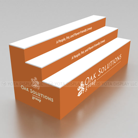 Single Sided Step Counter | 3 Layers | 8'(L) x 3'(D) x 3'(H)