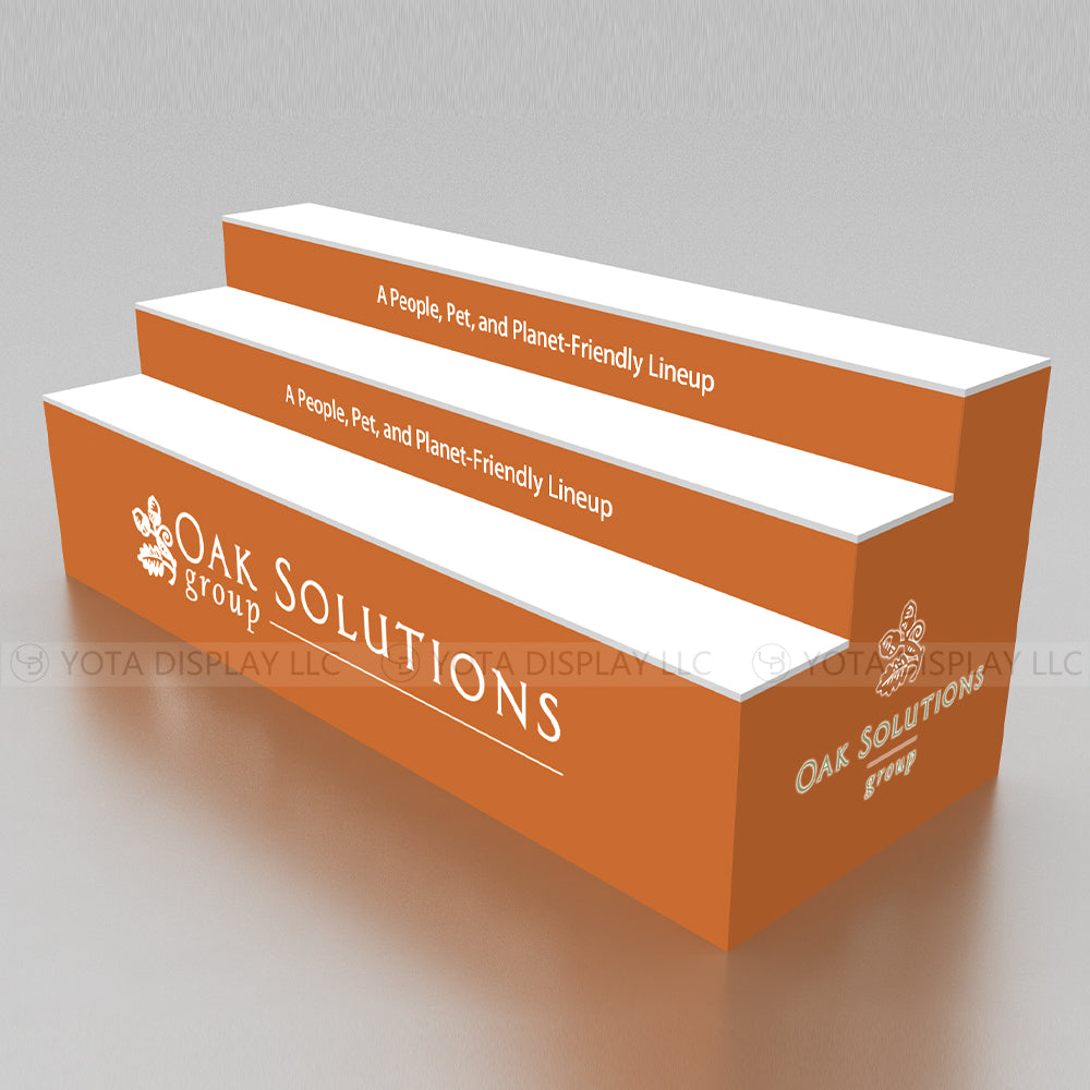 Single Sided Step Counter | 3 Layers | 8'(L) x 3'(D) x 3'(H)