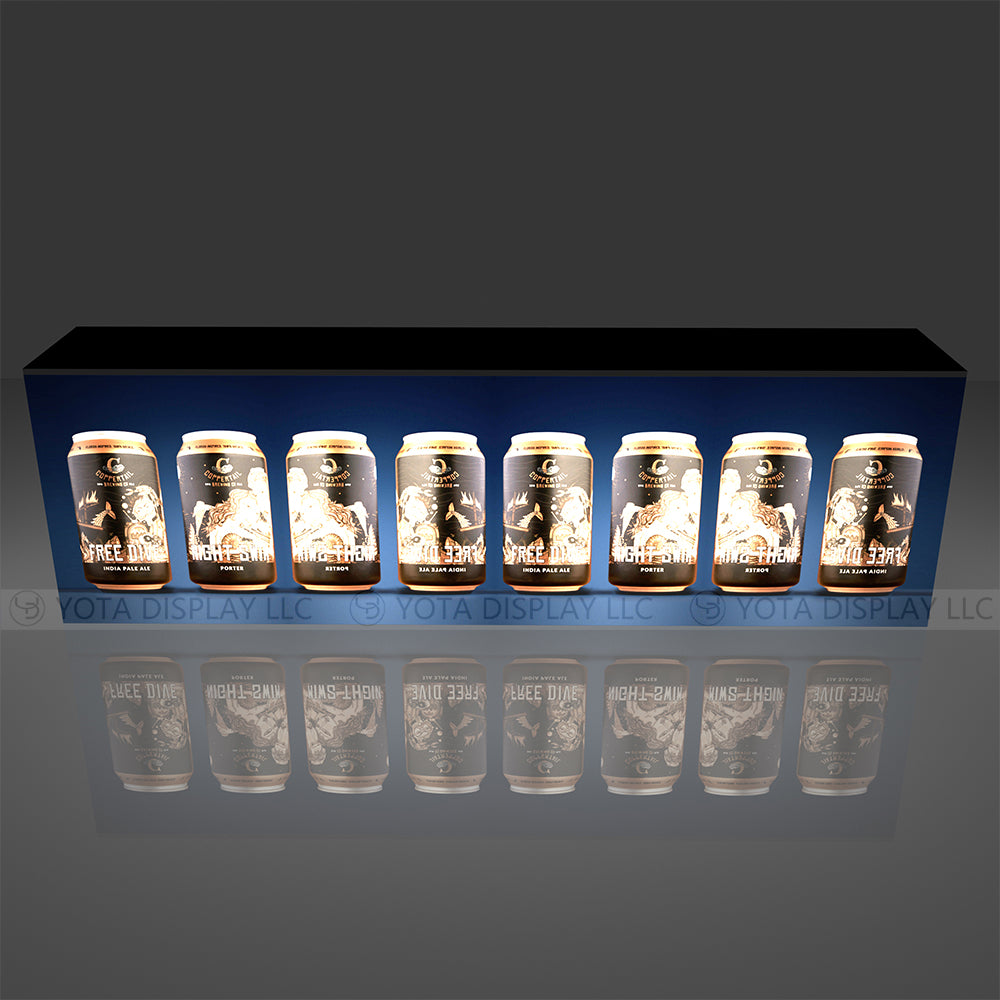 Light Box Counter | Inline | 10'(L) x 1.7'(D) x 3'(H)