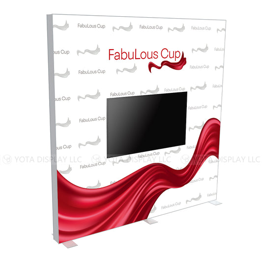 Light Box Wall, 10'(W) x 10'(H) | 3m(W) x 3m(H) with TV